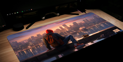 Miles Morales Cityscape NerdMat