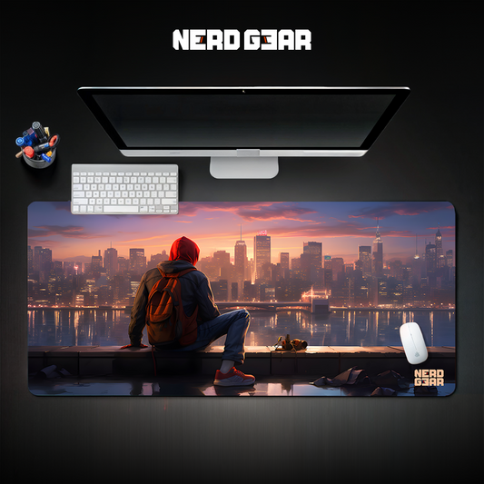 Miles Morales Cityscape NerdMat